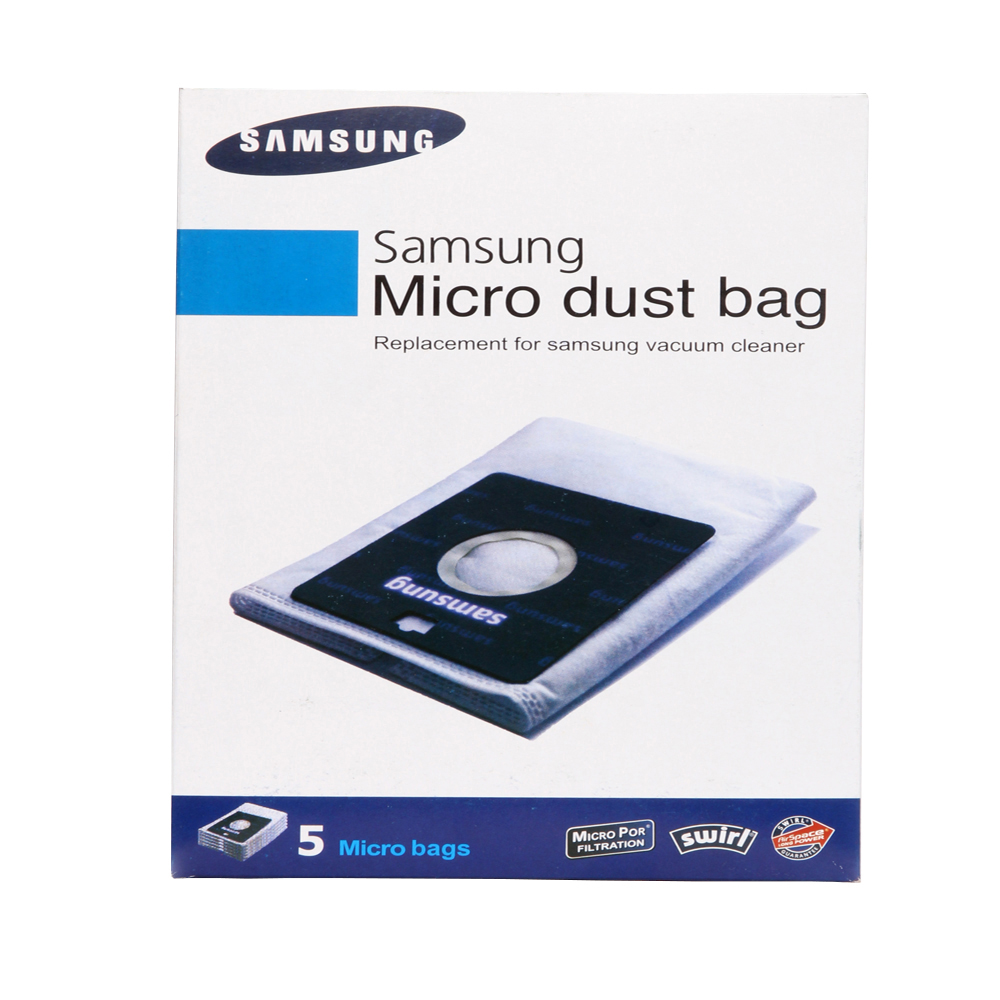 پاکت جاروبرقی مدل Micro کد B- Samsung بسته 5 عددی مناسب برای جارو برقی سامسونگ