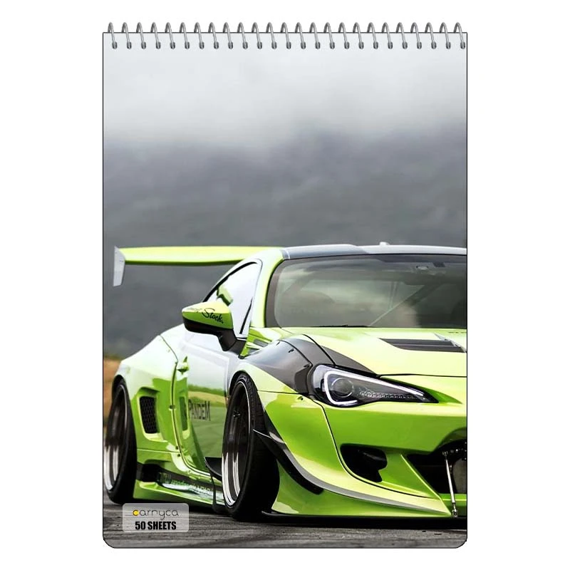 دفتر نقاشی 50 برگ سیمی کارنیکا طرح تویوتا جی تی ۸۶ Toyota GT86 کد 13633