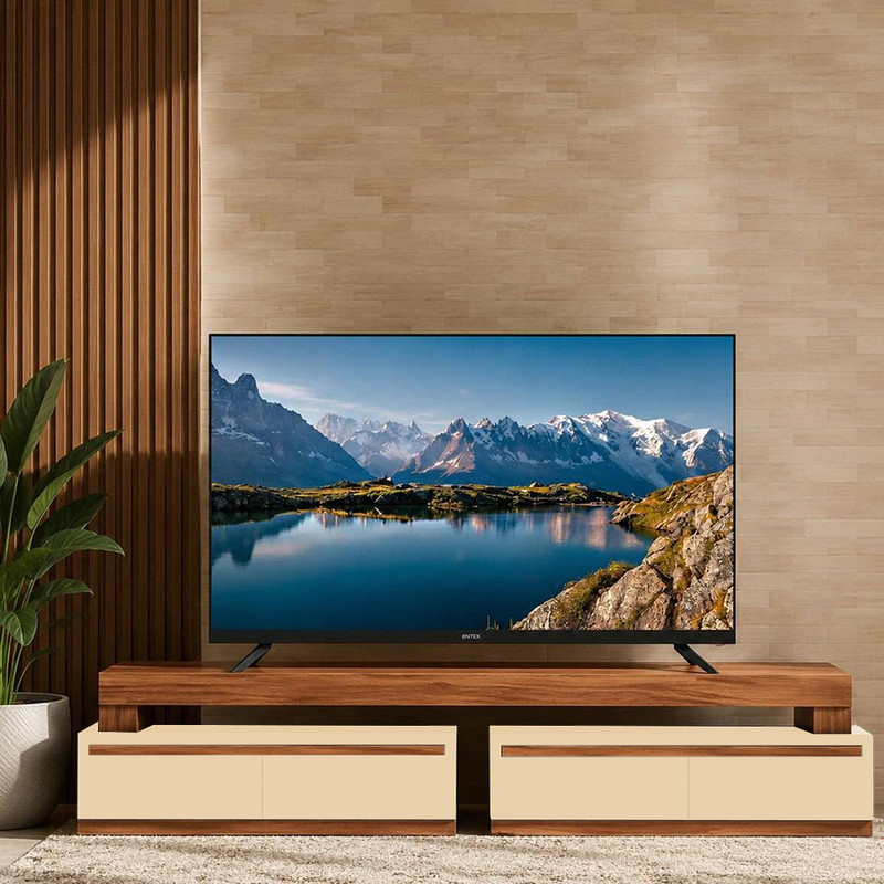 میز تلویزیون مدل چند تکه MDF کد 0110 مناسب برای تلویزیون 65 اینچ