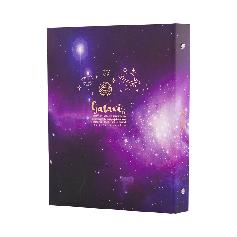 دفتر کلاسوری 100 برگ مدل کهکشانی مدل KT26-02