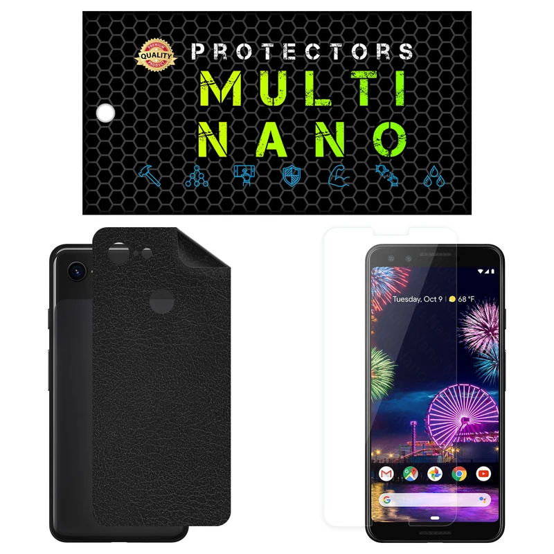 محافظ صفحه نمایش مولتی نانو مدل X-SFL مناسب برای گوشی موبایل گوگل Pixel 3 به همراه برچسب پوششی