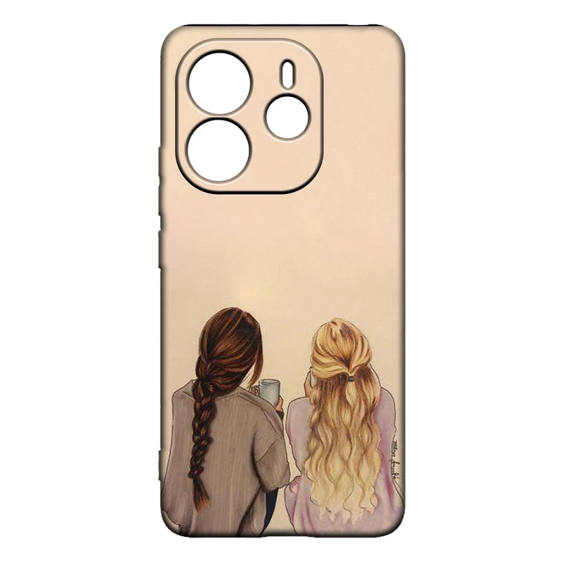 کاور طرح دخترانه کد 61 مناسب برای گوشی موبایل شیائومی Redmi Note 14 4G