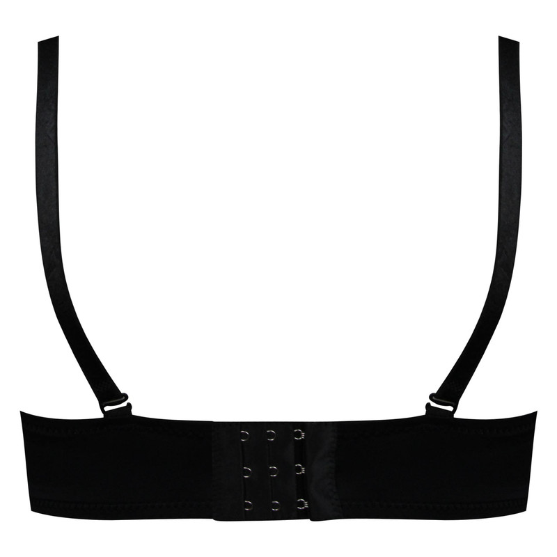 سوتین فنردار زنانه لتیسیا مدل بند متحرک کد 5267-9822 رنگ مشکی