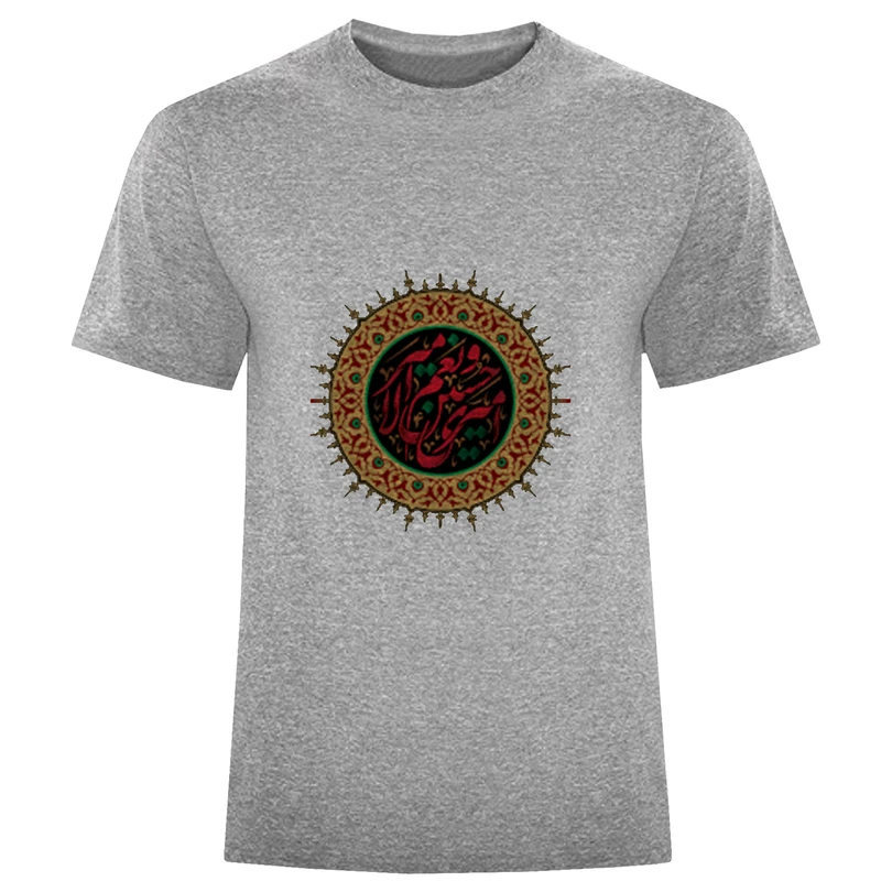 تی شرت آستین کوتاه مردانه مدل امیری حسین ونعم الامیری D781