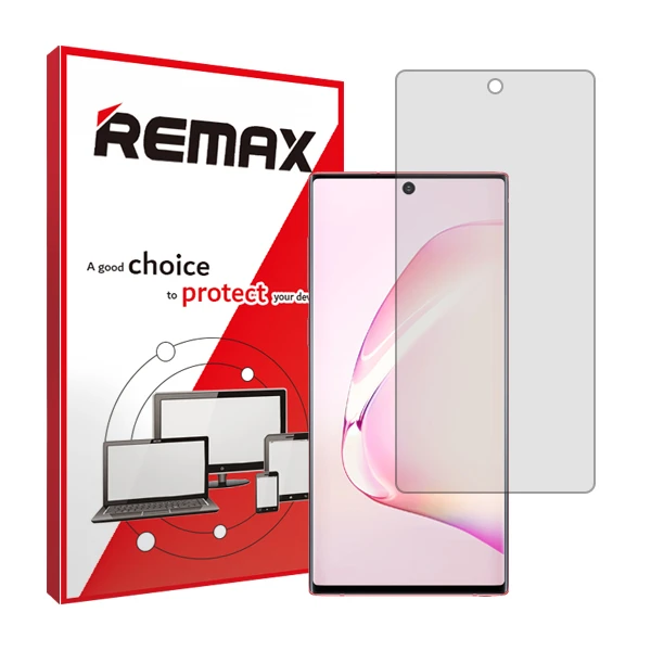 محافظ صفحه نمایش شفاف ریمکس مدل HyGEL مناسب برای گوشی موبایل سامسونگ Galaxy Note10 
