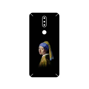 MAHOOT Girl with a Pearl Earring of Vermeer Cover Sticker for Nokia 2.4