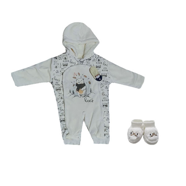 ست سرهمی و پاپوش نوزادی مدل 54