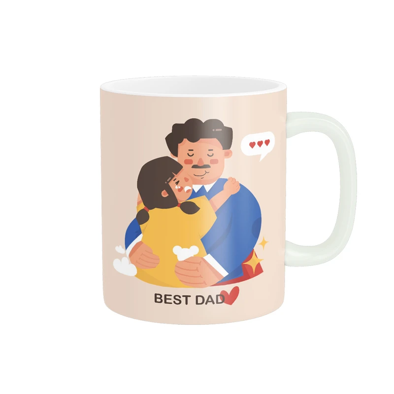 ماگ پادآفرین مدل روز پدر روز مرد طرح روز پدر مبارک کد p2821
