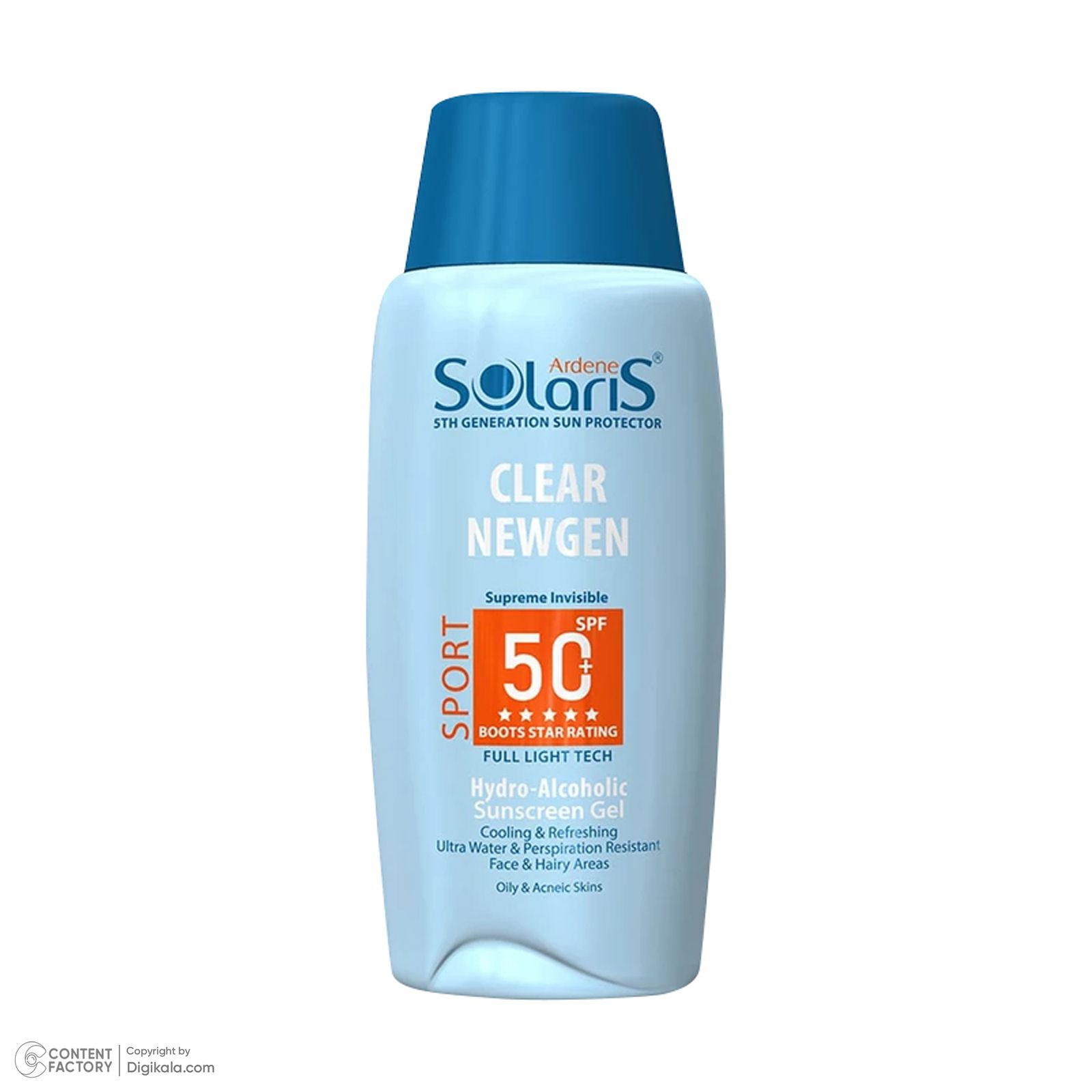 ژل ضدآفتاب بی‌رنگ آردن سولاریس SPF50 مدل Clear Newgen، مناسب پوست‌های چرب، حجم 100 میلی‌لیتر -  - 12