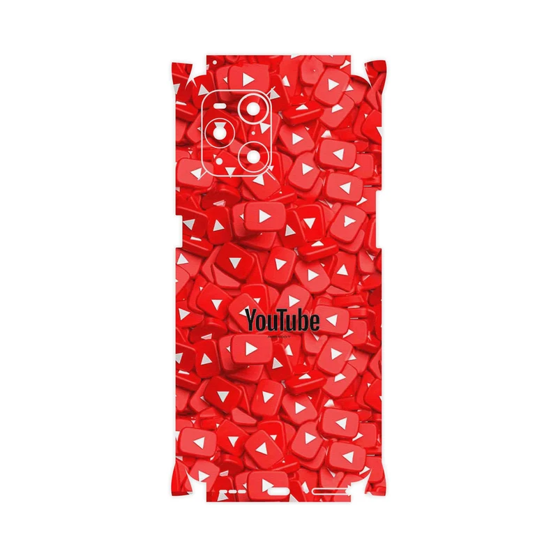 برچسب پوششی ماهوت مدل Youtube-FullSkin مناسب برای گوشی موبایل اپو Find X3 Pro