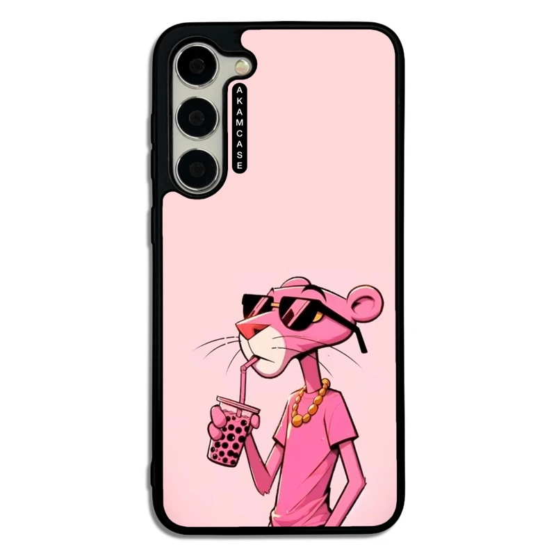 کاور آکام مدل AMC-WSGS23P-PINK PANTHER2 مناسب برای گوشی موبایل سامسونگ Galaxy S23 Plus