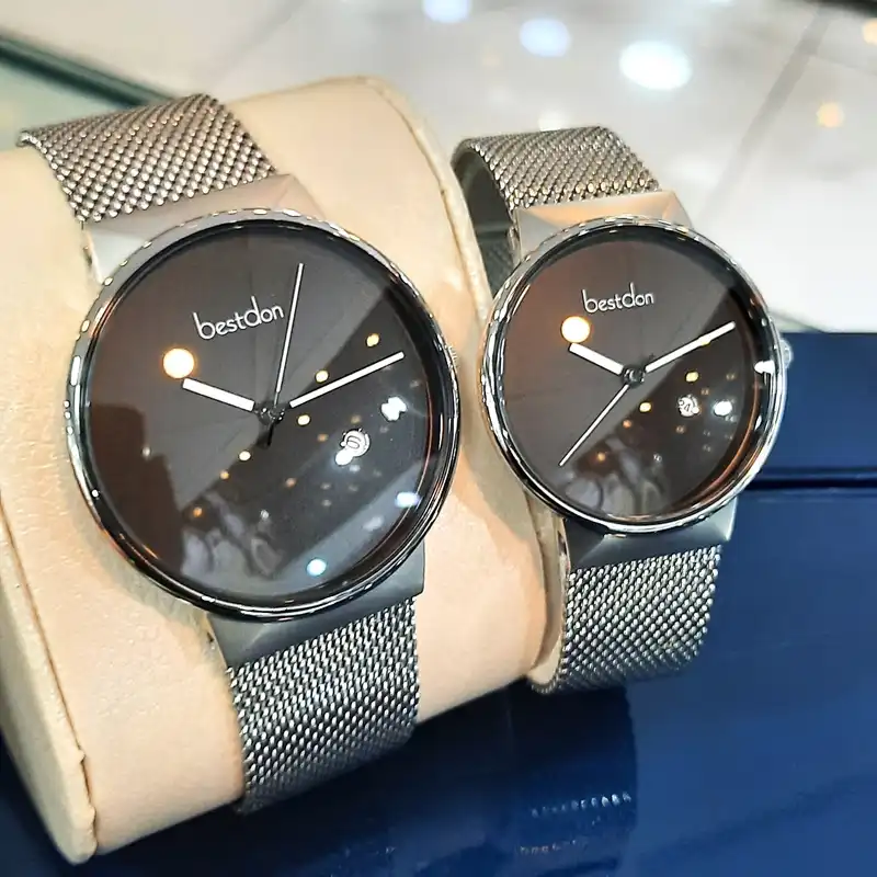 ست ساعت مچی عقربه ای زنانه و مردانه بستدون مدل BD99124G-B01-BD99124L-B01