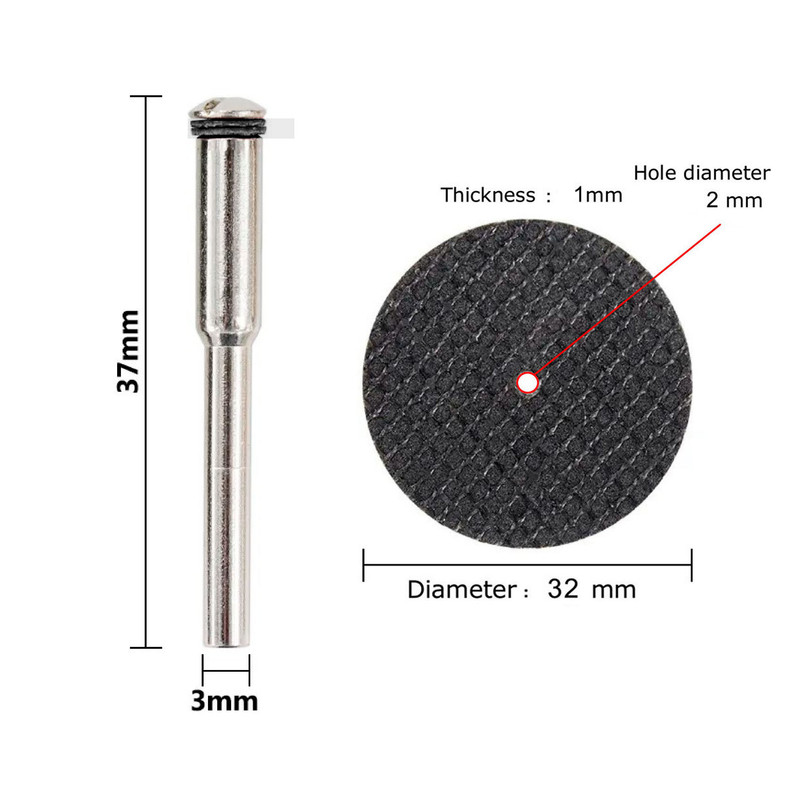صفحه برش فرز مینیاتوری مدل 32mm کد 026 مجموعه بیست و شش عددی