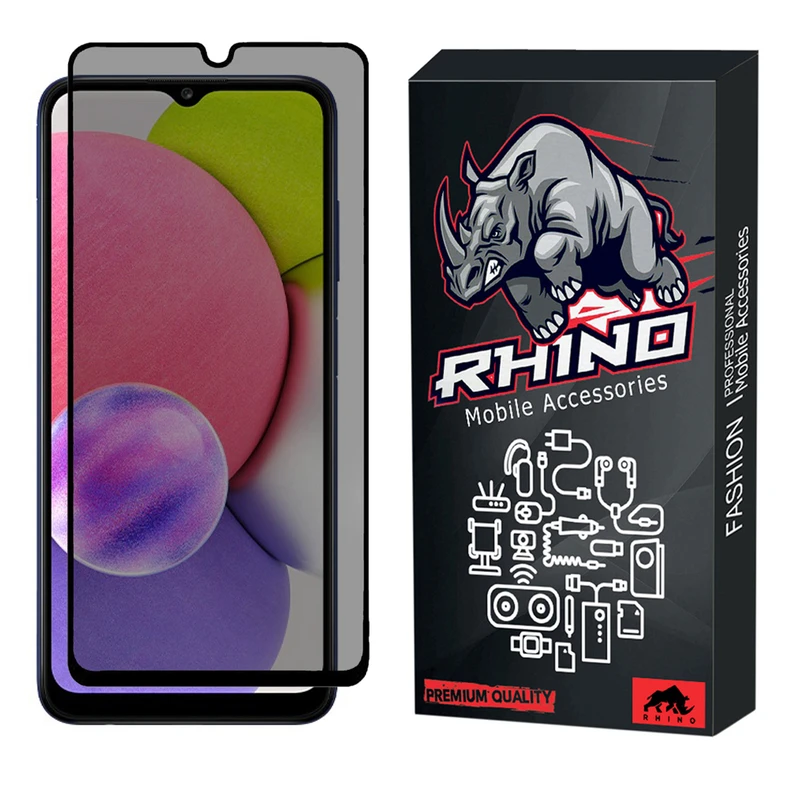 محافظ صفحه نمایش حریم شخصی راینو مدل R-Privacy مناسب برای گوشی موبایل سامسونگ Galaxy A03s