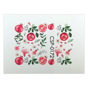 لنز ناخن مدل انار کد 172