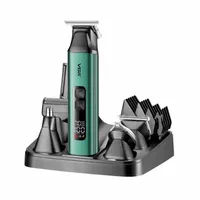 ماشین اصلاح موی صورت و بدن شارژی وی جی ار مدل V-117