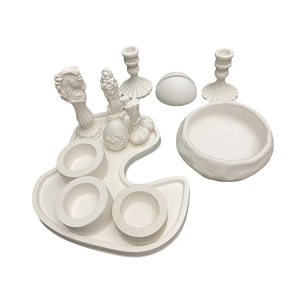 مجموعه ظروف هفت سین 12 پارچه مدل دفرمه ال 