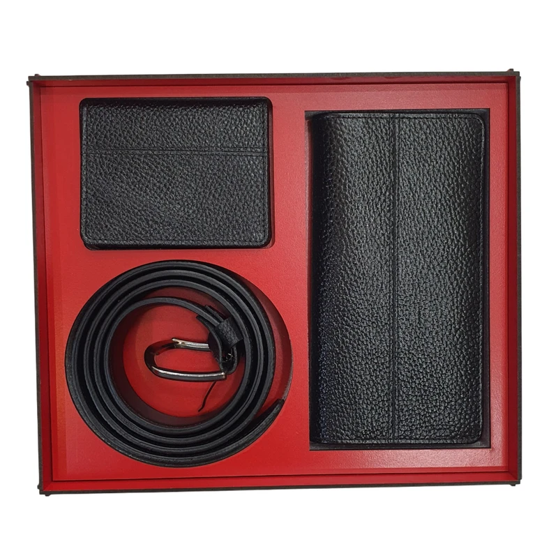 ست هدیه مردانه مدل چرم طبیعی کد s32