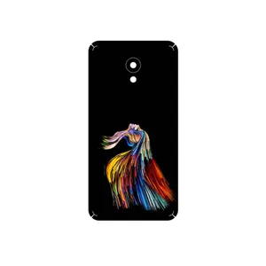 MAHOOT Rainbow Hair Digital Art Cover Sticker for Meizu M5
