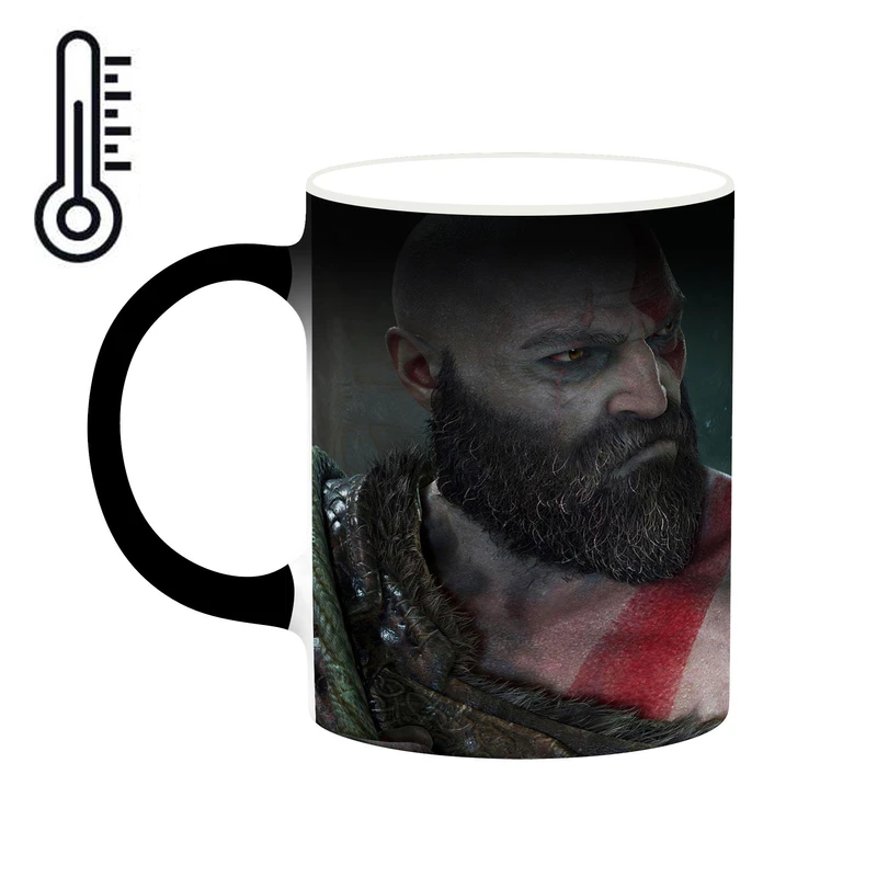 ماگ حرارتی کاکتی طرح گاد آف وار God Of War مدل mgh40541
