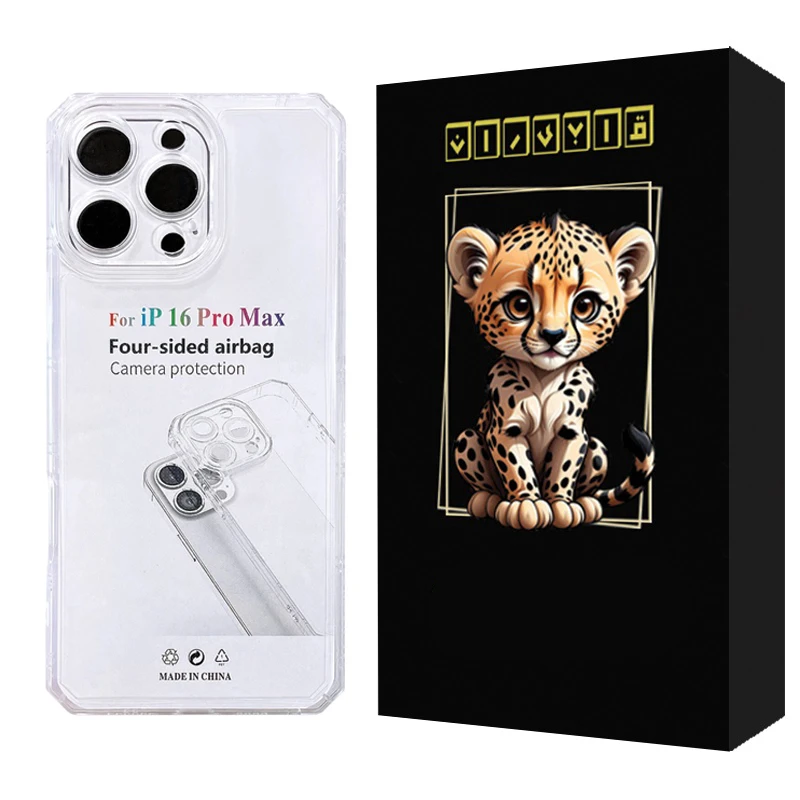 کاور قاب ایران مدل شفاف 1 مناسب برای گوشی موبایل اپل iPhone 16 Pro Max