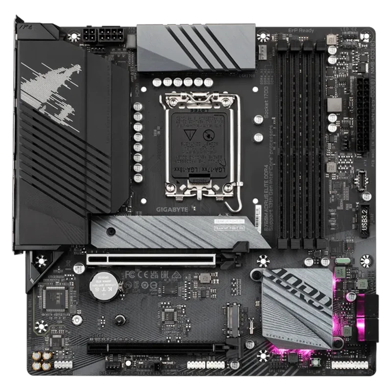 مادربرد گیگابایت مدل GA-B760M AORUS ELITE DDR4 Rev 1.0