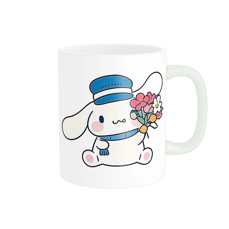 ماگ پاد آفرین مدل عروسک رول دارچینی کیوت طرح فانتزی کیوت کارتونی کد 2059