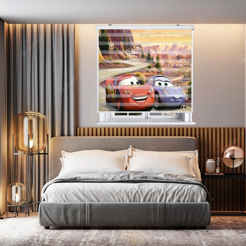 پرده زبرا زیو کد K3023 سایز 150X150 سانتی متر