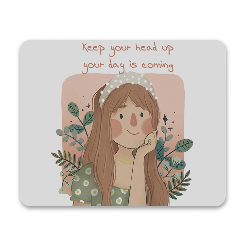  ماوس پد طرح انگیزشی دخترونه کد P100376