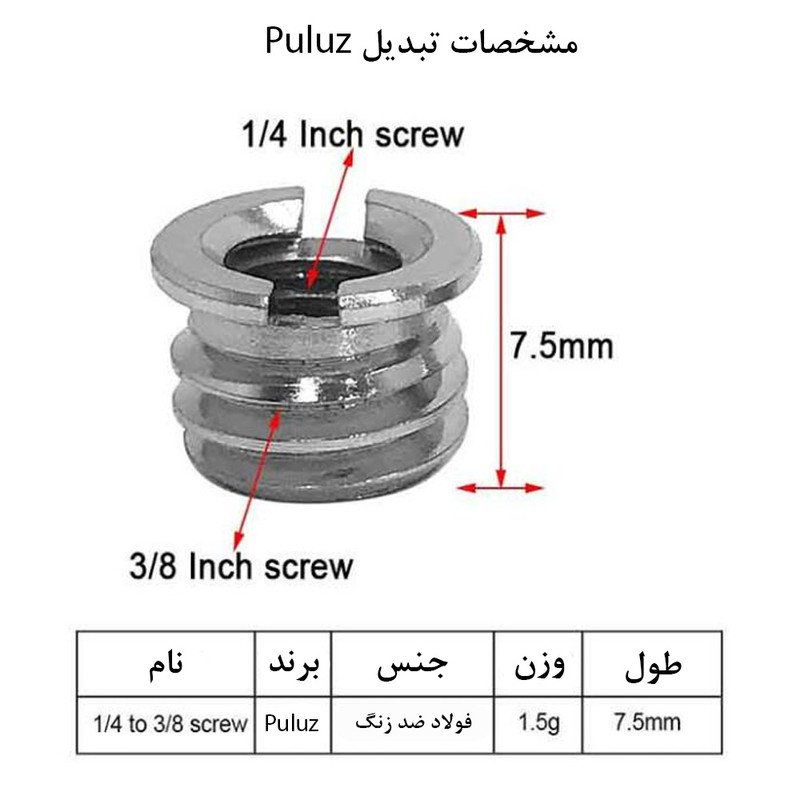 تبدیل پایه پلوز مدل Thread Adapter