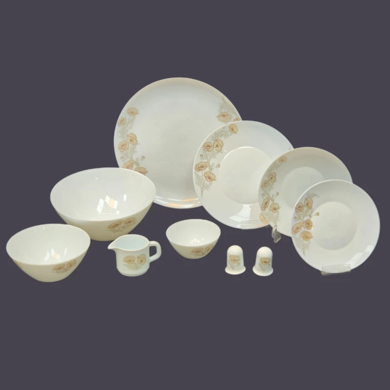 سرویس غذاخوری اوپال 35 پارچه 6 نفره پارس اپال مدل P735-p635