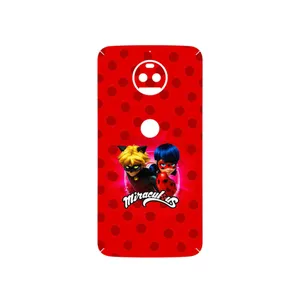 MAHOOT Ladybug and Cat Noir Cover Sticker for Motorola Moto G5S Plus