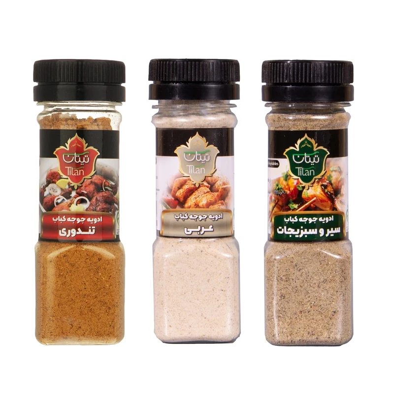 ادویه جوجه کباب آسیایی تیتان - ۸۰ گرم مجموعه ۳ عددی