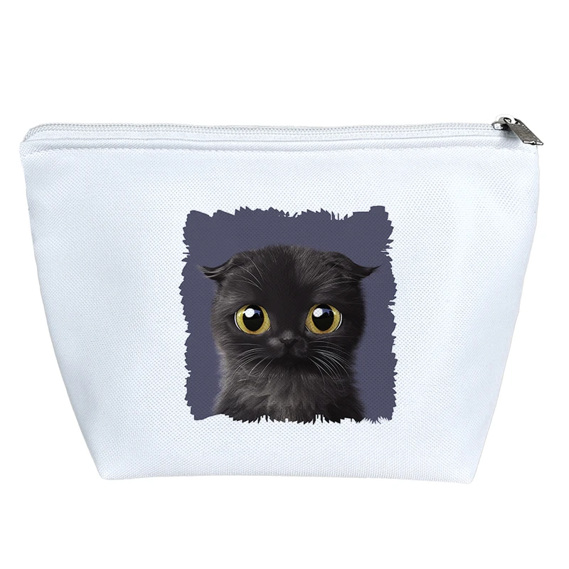 کیف لوازم آرایش دخترانه خندالو مدل گربه کد 2928