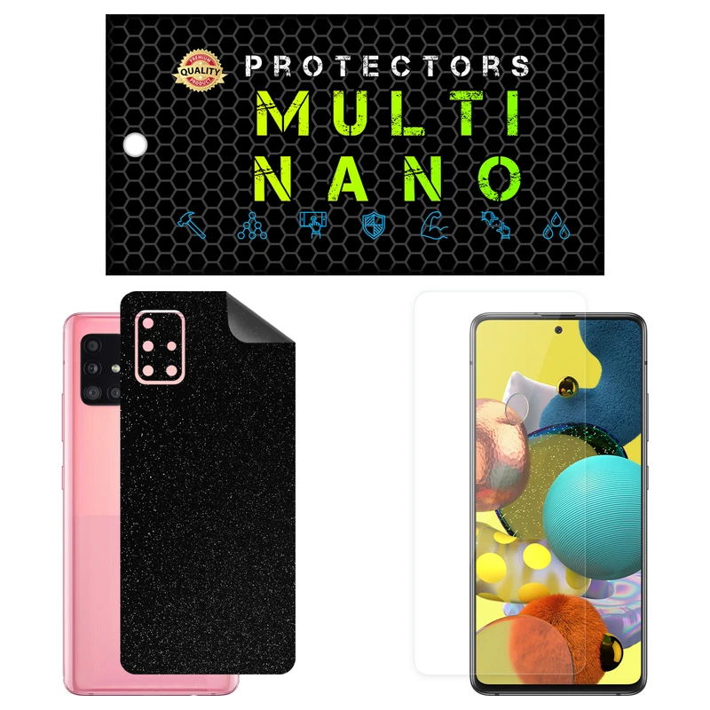 محافظ صفحه نمایش مولتی نانو مدل X-SFG مناسب برای گوشی موبایل سامسونگ Galaxy A51 5G به همراه برچسب پوششی