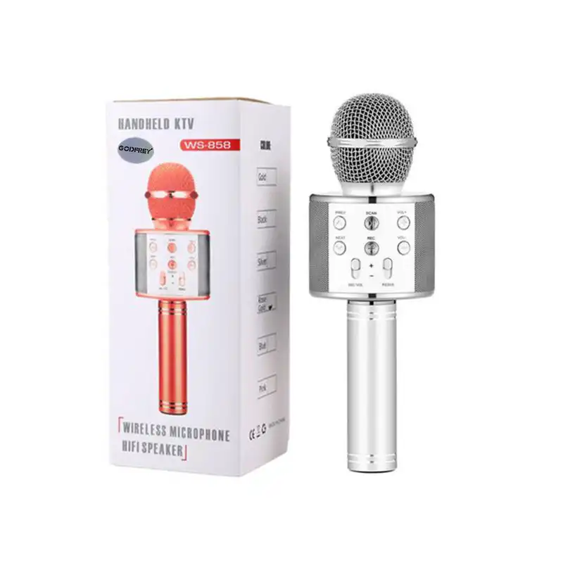 میکروفون اسپیکر گودفری مدل ws-858G