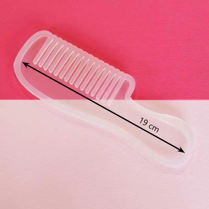 قالب رزین مدل شانه مو دسته دار کد SH2