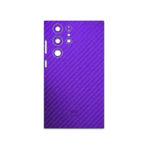 MAHOOT Purple-Fiber Cover Sticker for Samsung Galaxy S23 Ultra