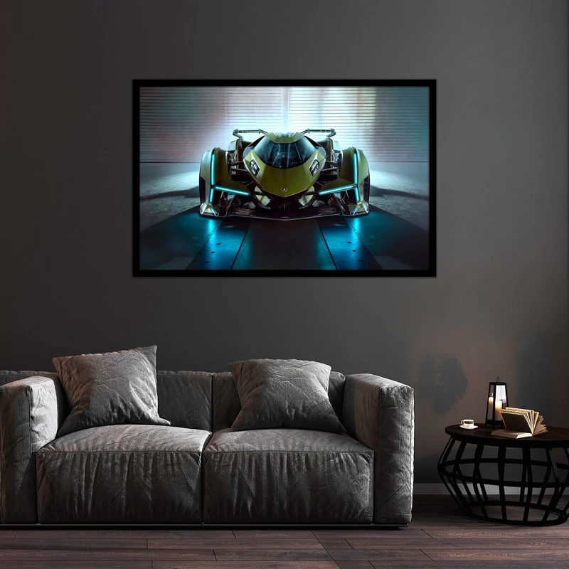 تابلو بکلیت طرح ماشین مسابقه مدل  B-bu2231