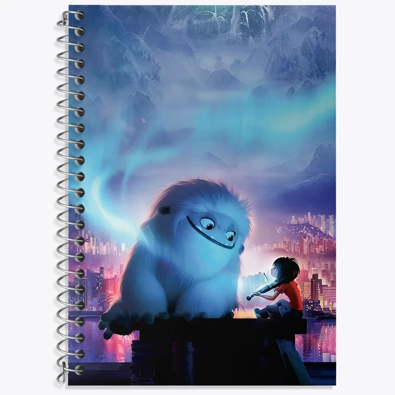 دفتر زبان 50 برگ خندالو مدل دو خط طرح پاگنده (Bigfoot) کد N2516