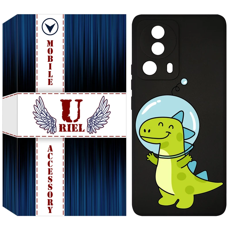 کاور یوریل مدل KSH کد 62 طرح دایناسور فضانورد مناسب برای گوشی موبایل شیائومی 13 Lite