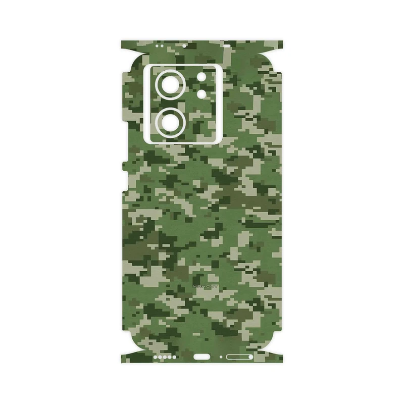 برچسب پوششی ماهوت مدل Army_Green_Pixel-FullSkin مناسب برای گوشی موبایل شیائومی 13T