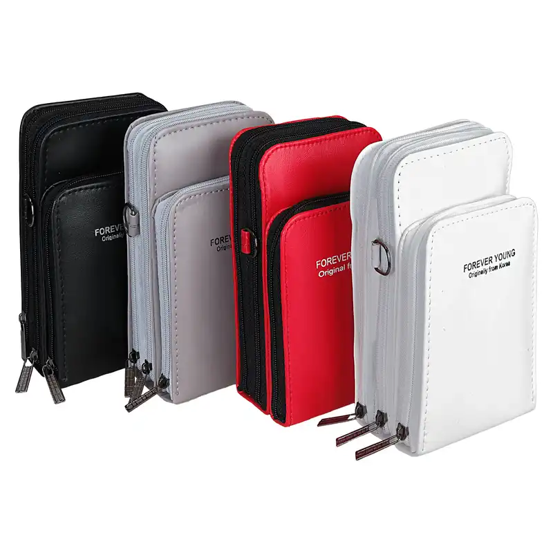 کیف پاسپورتی دخترانه مدل سه زیپ