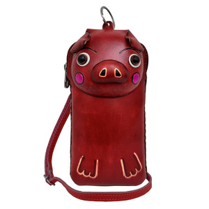 کیف چرمی مدل دخترانه طرح خوک