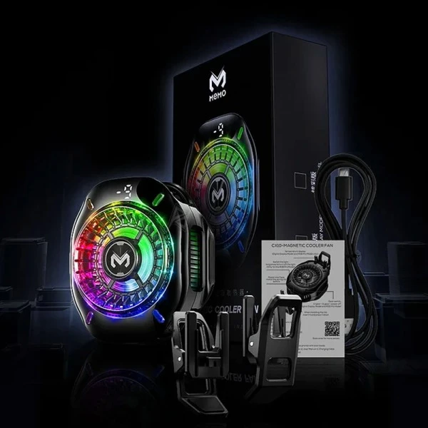 عکس شماره 2 : خنک کننده گوشی موبایل ممو مدل cx10 rgb pro