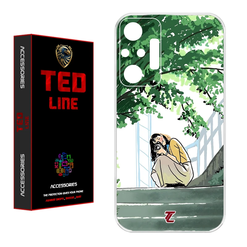 کاور تدلاین طرح دختر عکاس کد 1206 مناسب برای گوشی موبایل شیائومی Redmi Note 10 Pro / Note 10 Pro Max