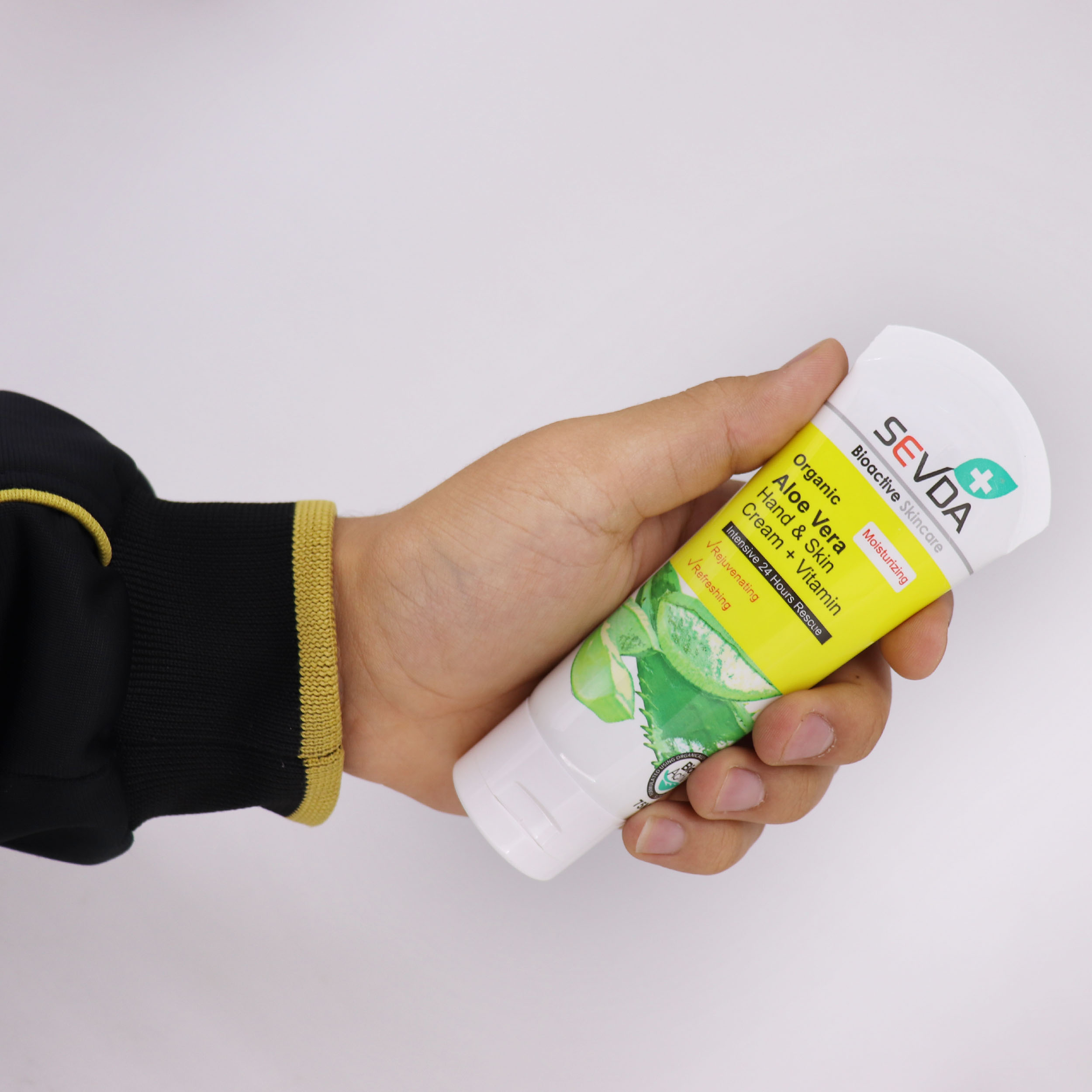 کرم مرطوب کننده سودا مدل آلوئه ورا حجم 75 میلی لیتر مجموعه 2 عددی