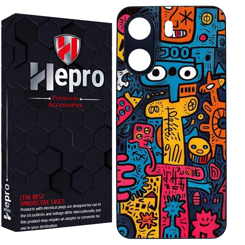 کاور هپرو طرح فانتزی مدل TPU مناسب برای گوشی موبایل شیائومی Poco C65