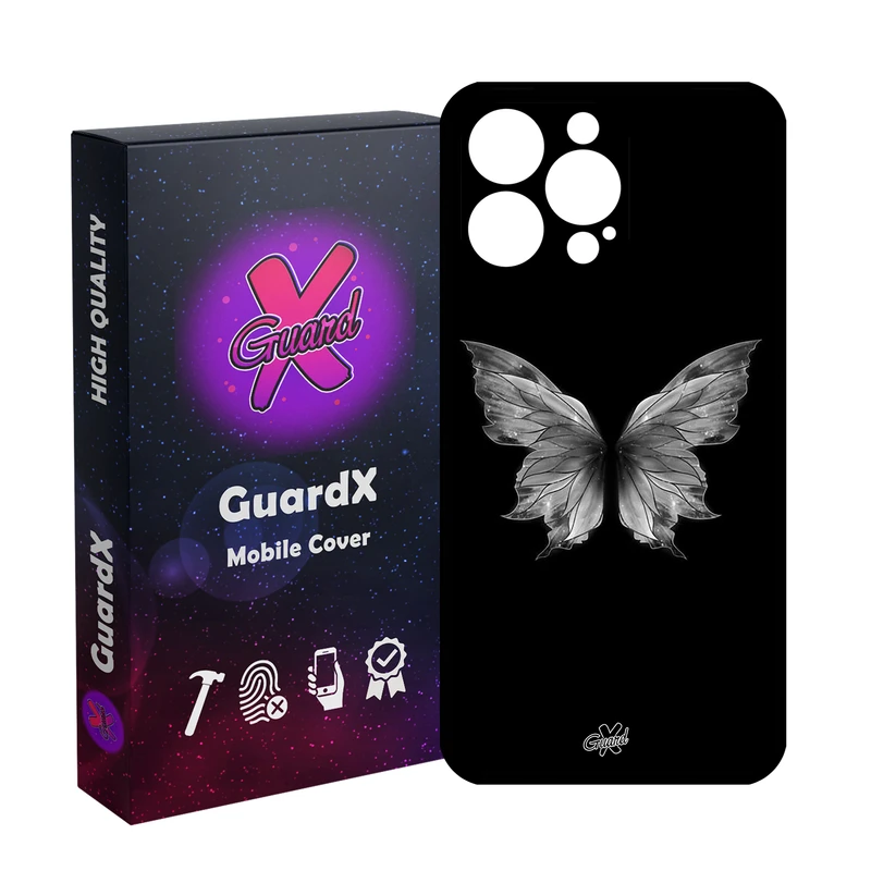 کاور گارد ایکس طرح پروانه مدل Glass10697 مناسب برای گوشی موبایل اپل iPhone 14 Pro Max