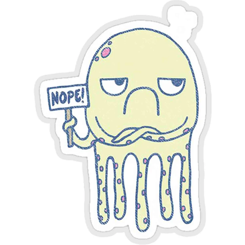 استیکر لپ تاپ طرح nopetapus is not amused کد ST1332